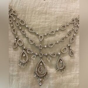 Chico’s‎ Jeweled Bib Swag Victorian Inspired Necklace